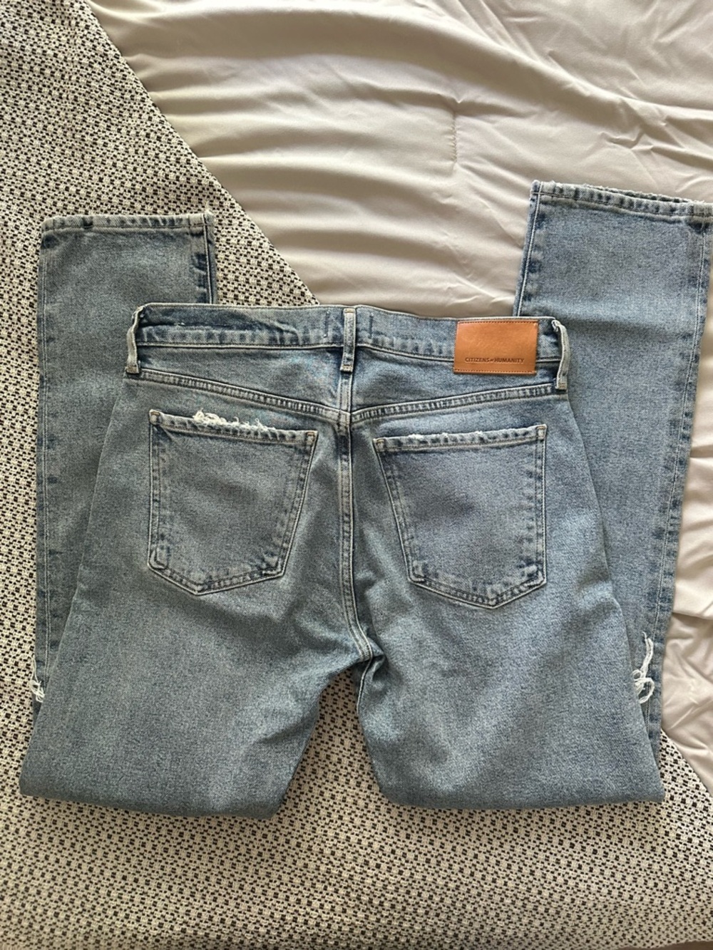 Citizens of Humanity Emerson Ripped Slim Boyfriend Jeans